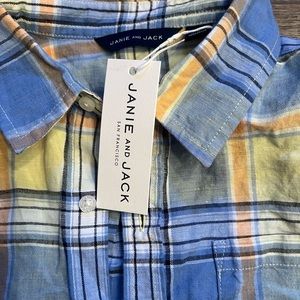 NWT Janie and Jack boys size 12 perfect spring/Easter shirt!